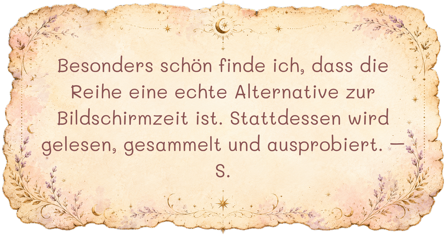Leserstimme 1 zur Hexenbuch-Reihe