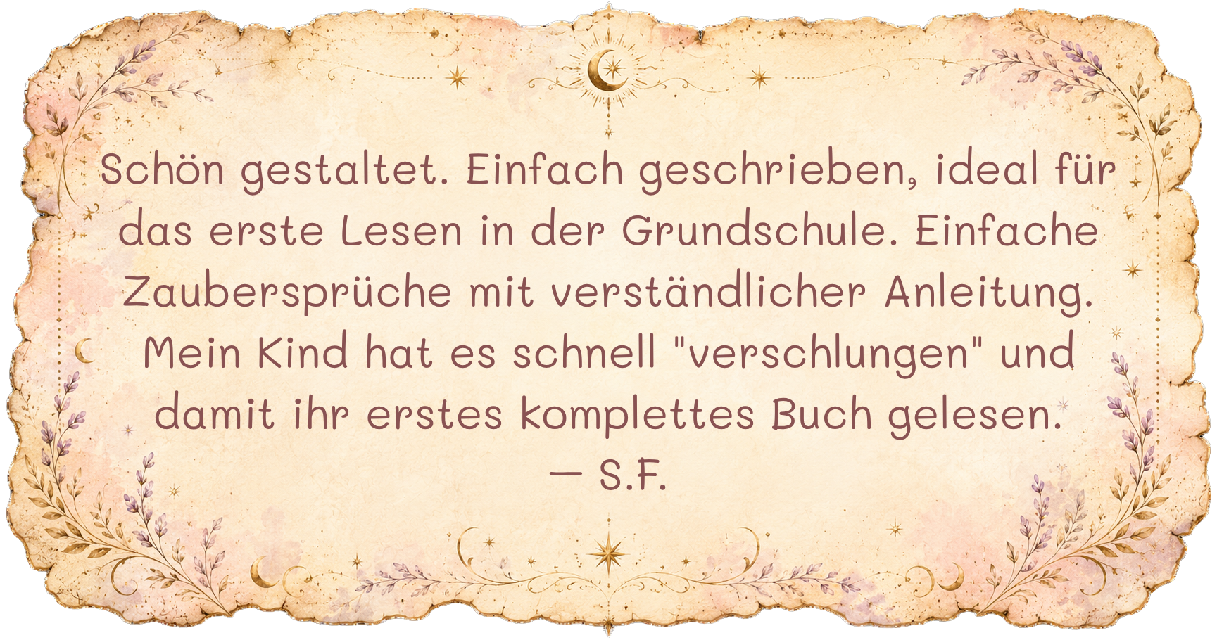 Leserstimme 10 zur Hexenbuch-Reihe