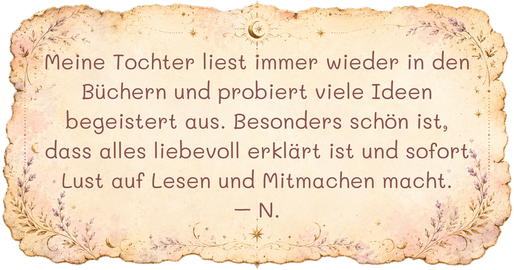 Leserstimme 6 zur Hexenbuch-Reihe