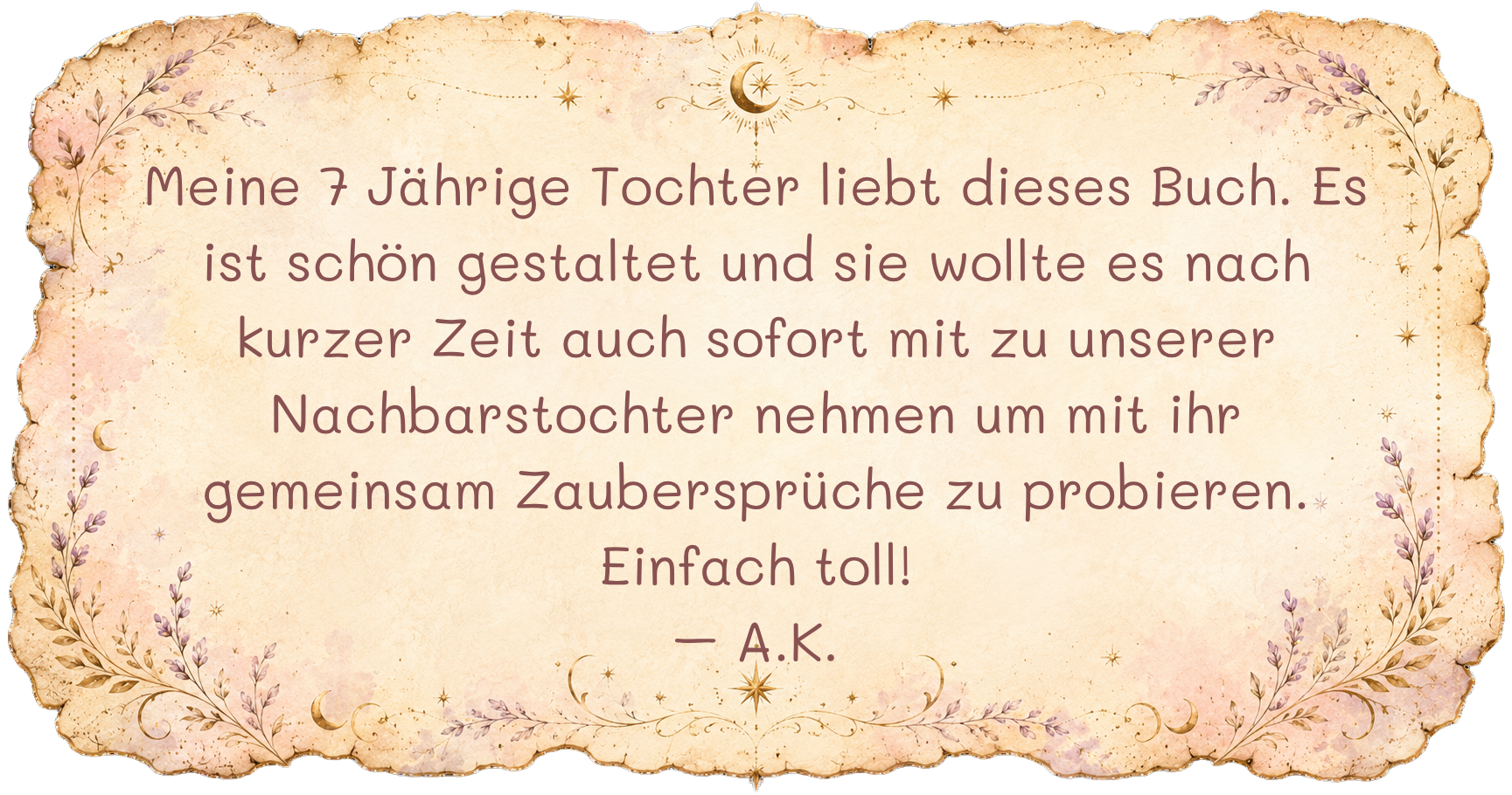 Leserstimme 7 zur Hexenbuch-Reihe