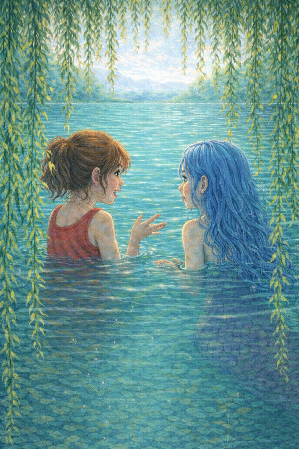 Freundschaft unter Wasser